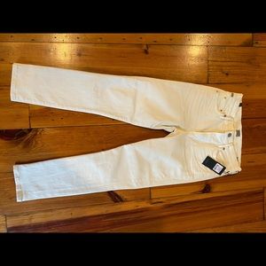 NWT Citizens of Humanity rocket crop ivory jeans